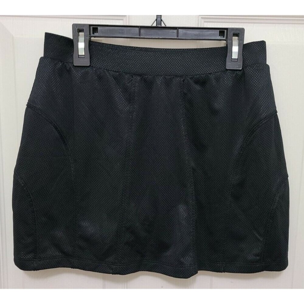 TAIL Women's Pull On Stretch Athletic Skort‎ Shorts Skirt Tennis Golf Black Sz S